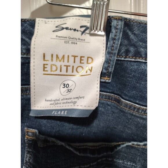 Seven7 Jeans Women Plus 30/32 Wide Leg Stretch Button ClosureLimited Edition NWT - Picture 9 of 10